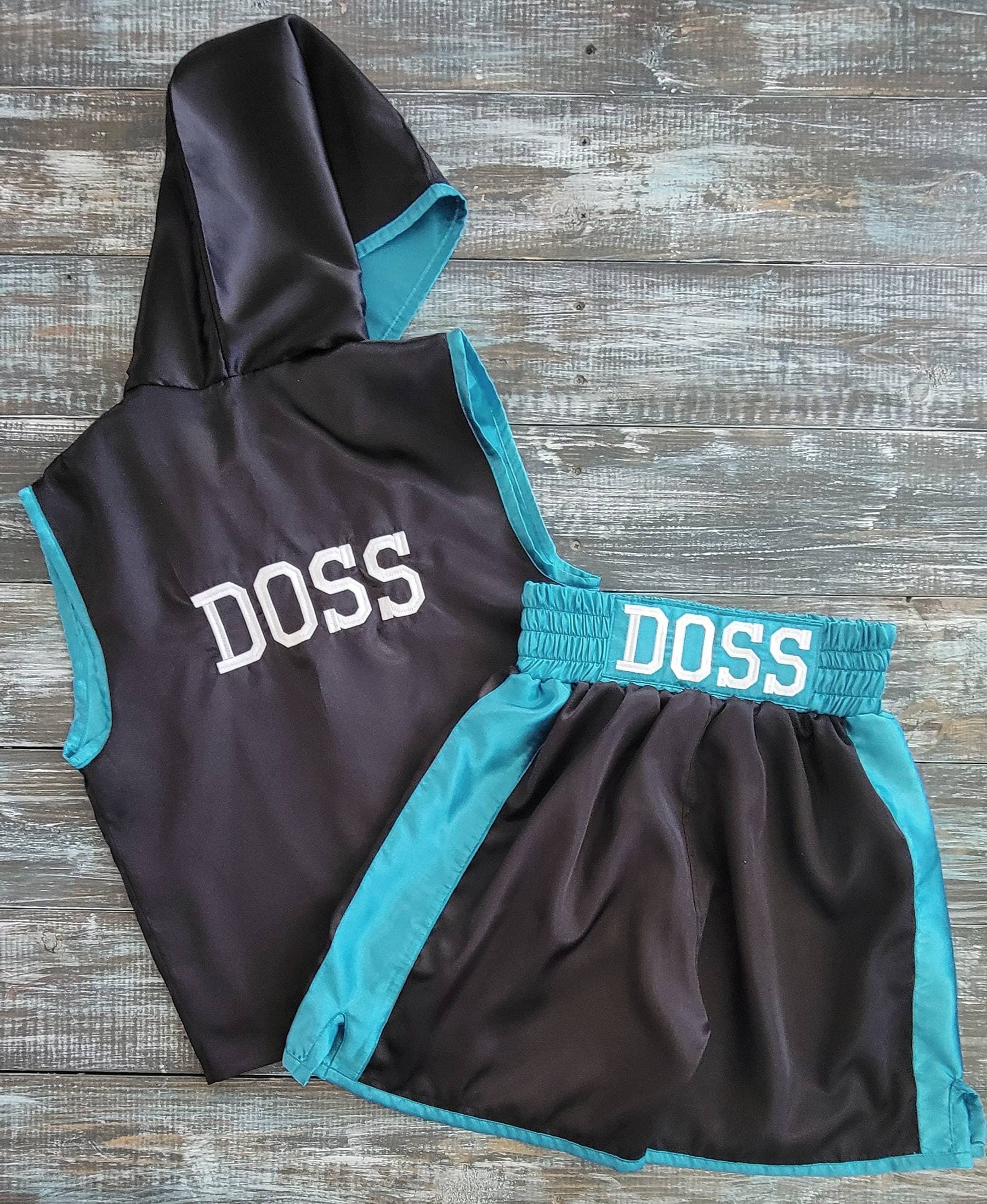 Youth Boxing Attire: Vest and Shorts (Gloves Not Included)