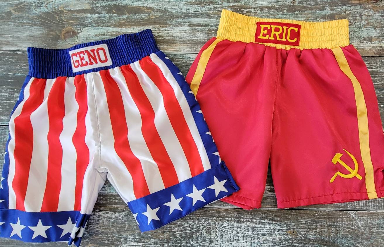 Spooktacular Kids' Boxing Shorts: Personalized Trunks (3T, 4T, 5T)