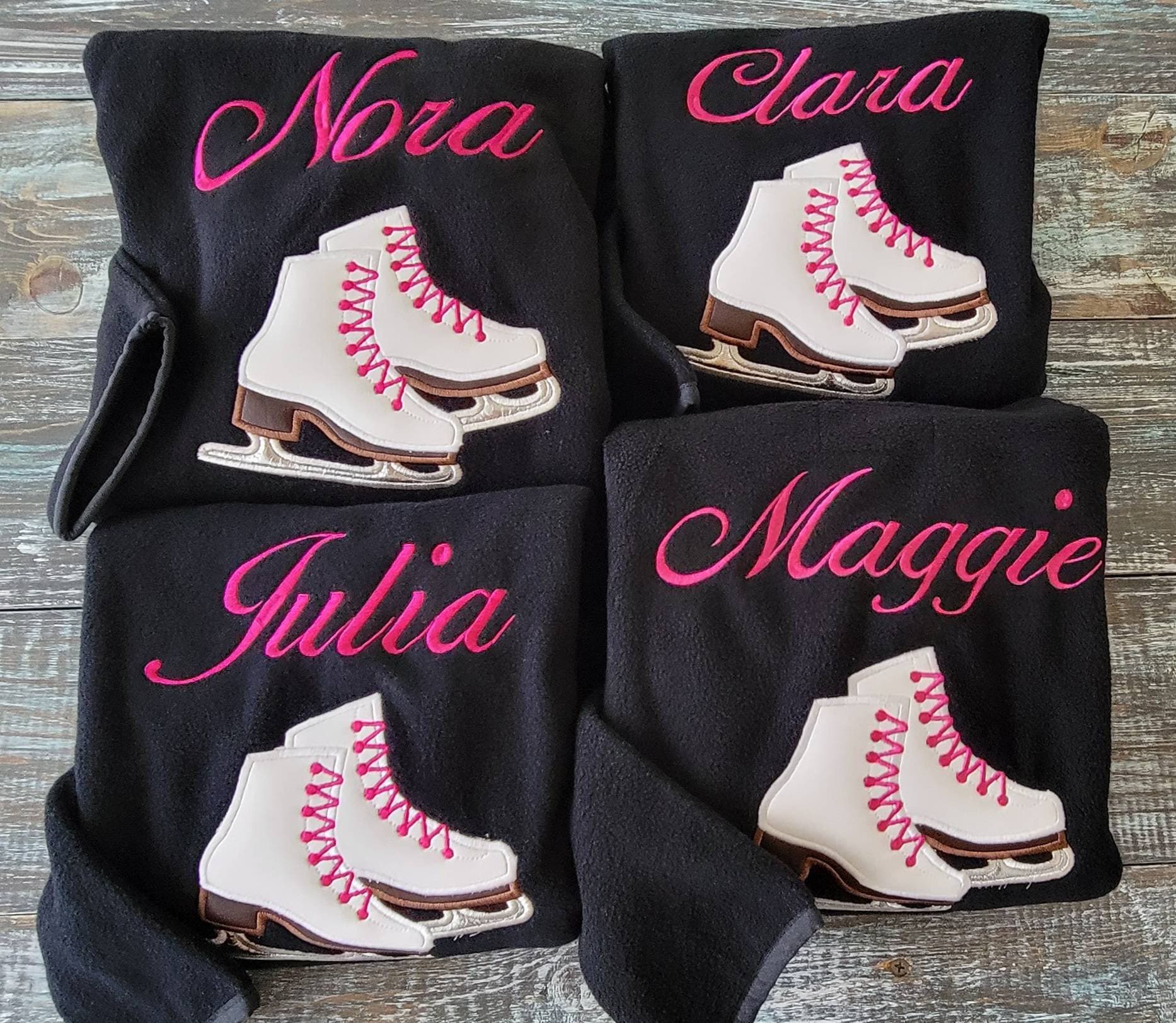 Personalized Girls' Ice Skating Jacket – Stay Warm in Style!