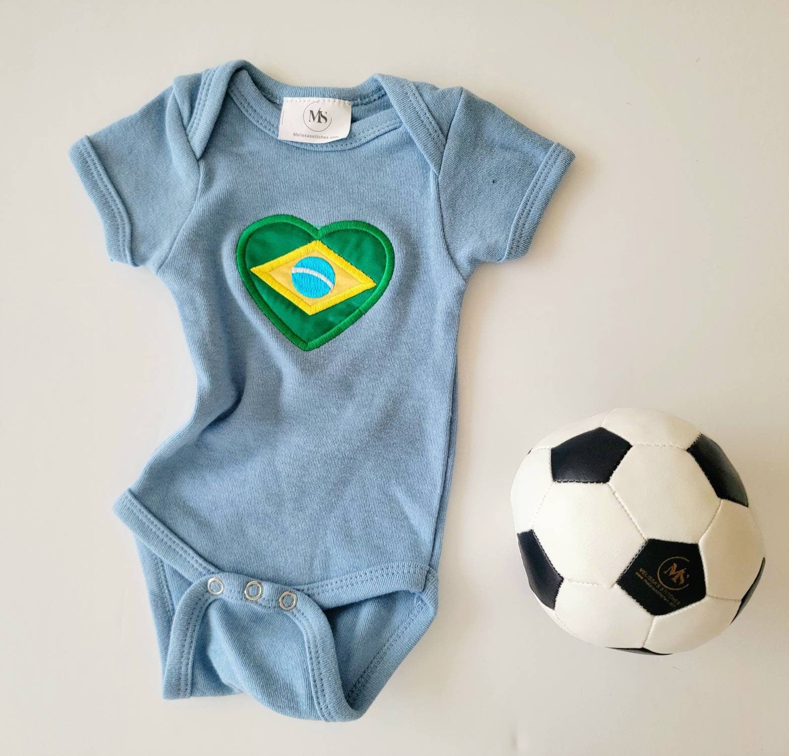 Brazilian baby bodysuit (Ball ONLY FOR DISPLAY)
