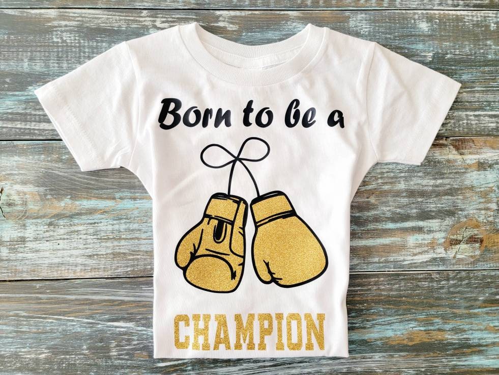 Born to Be a Champion Kids Boxing Tees