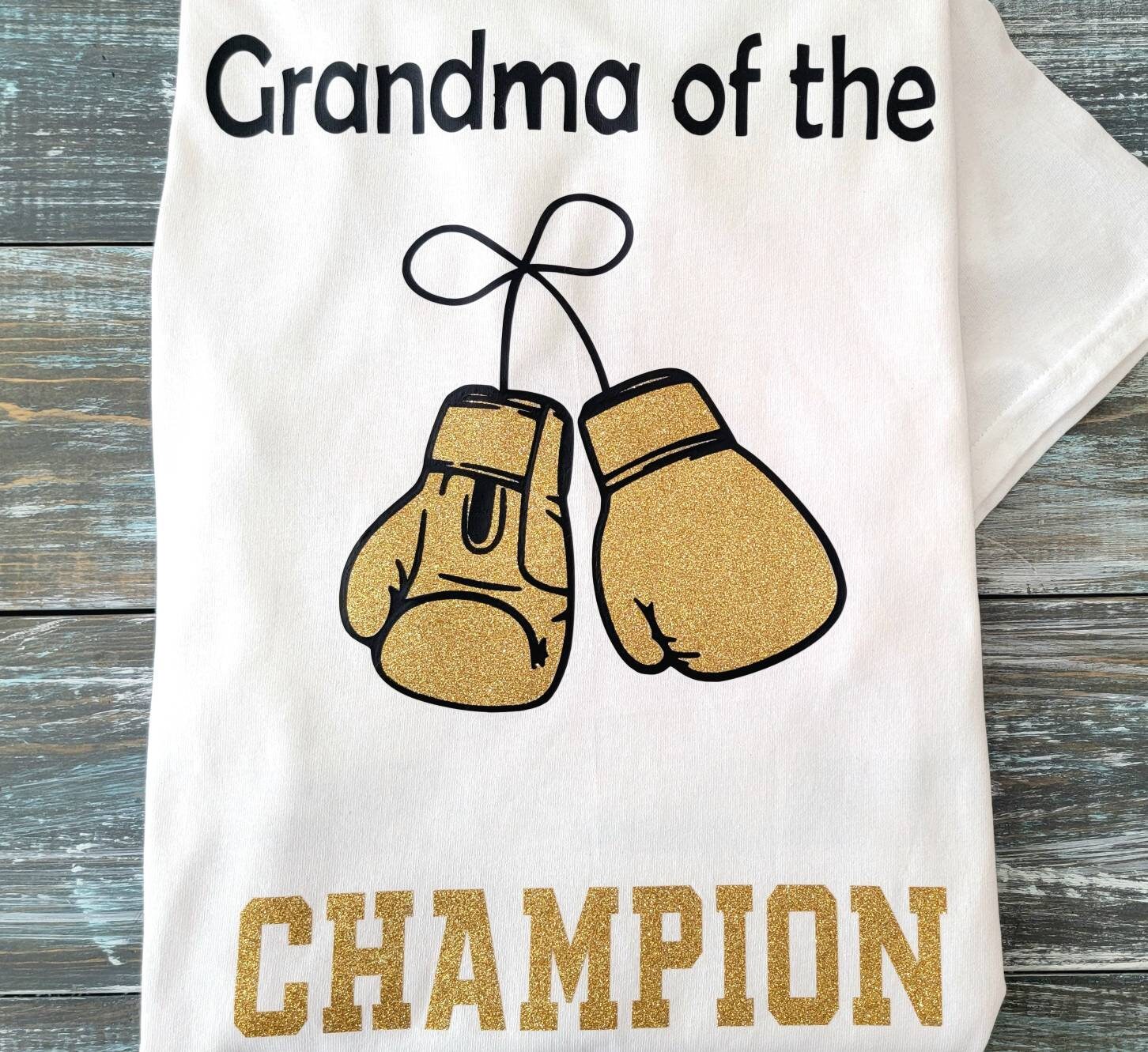 Champion's Family Tee – Grandma, Mom, Unclue, Aunt, Daddy, Mom, Sis, Bro (Tee ONLY)