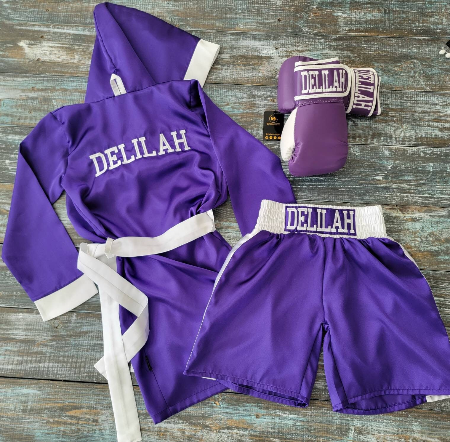 Champion Youth Boxing Set: Robe, Shorts, and Gloves