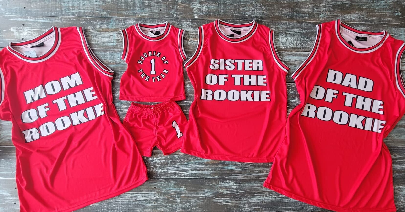 Family MVPs Unite: Custom Basketball Jersey+Shorts Sets in Your Unique Color Combo!