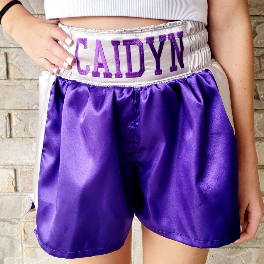 Personalized Adult Ladies Boxing Trunks: Unleash Your Inner Champion!