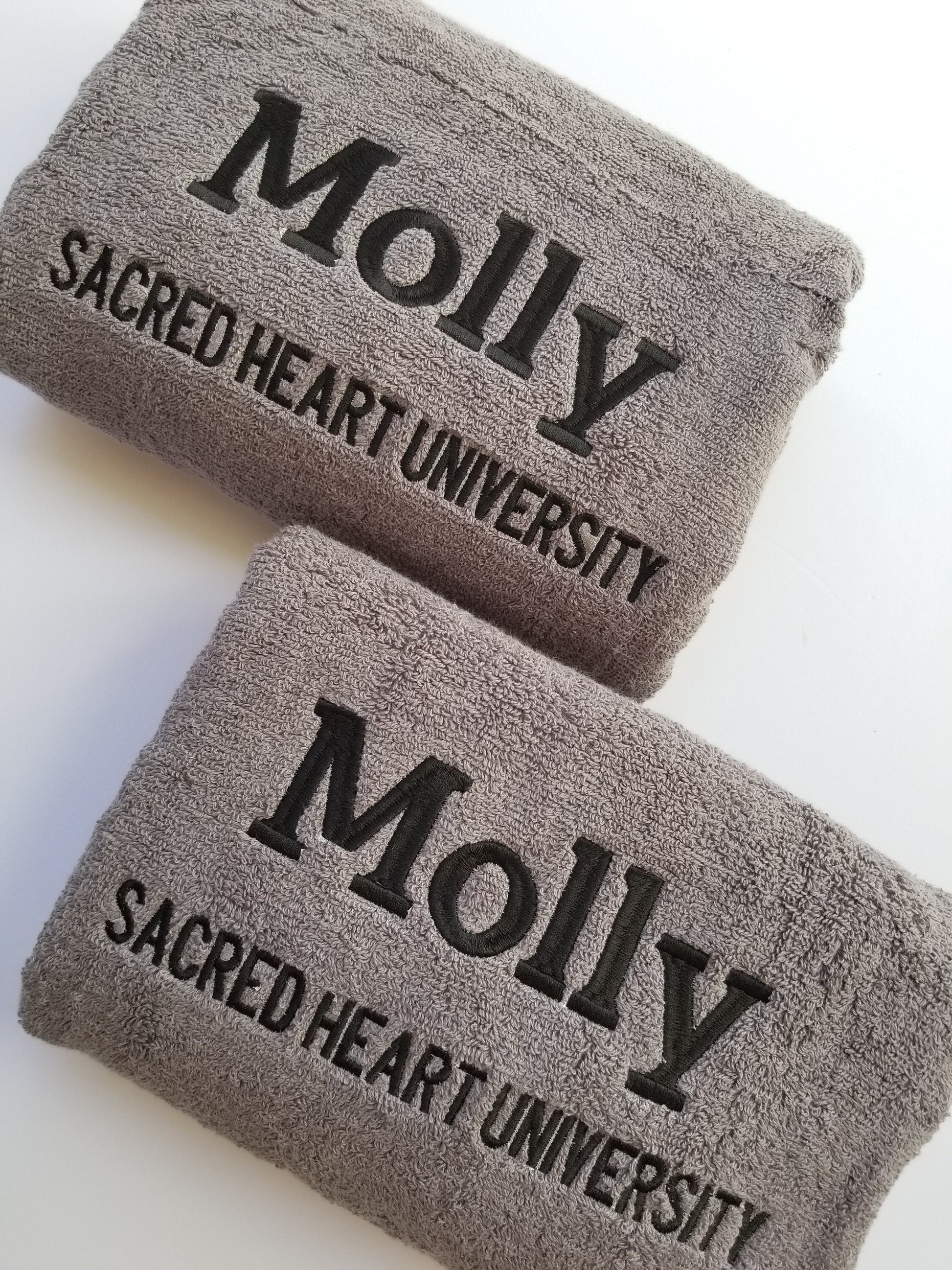 Graduation Bliss: Personalized Large Bath Towels for Your Achiever