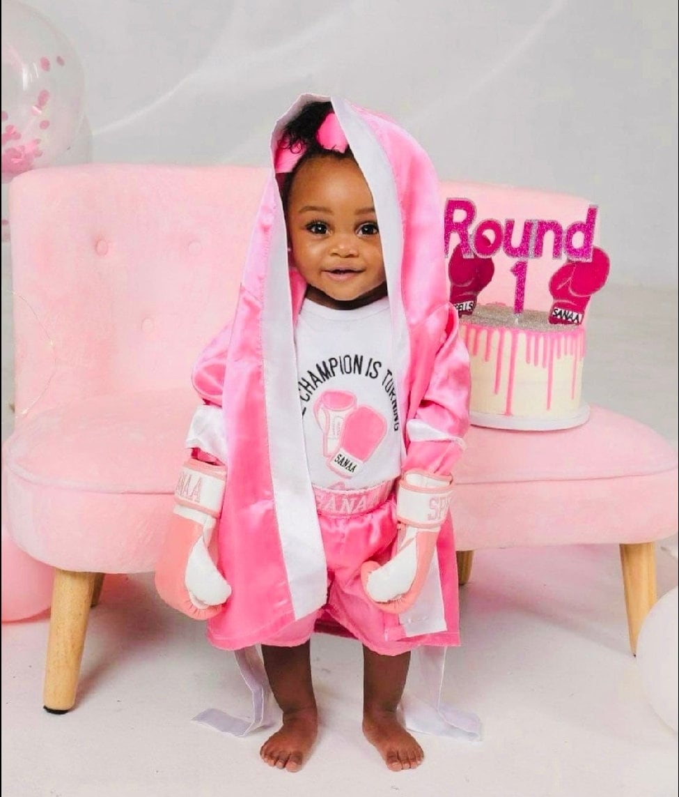 Baby Boxing Bodysuit: Knockout Style (BODYSUIT ONLY)