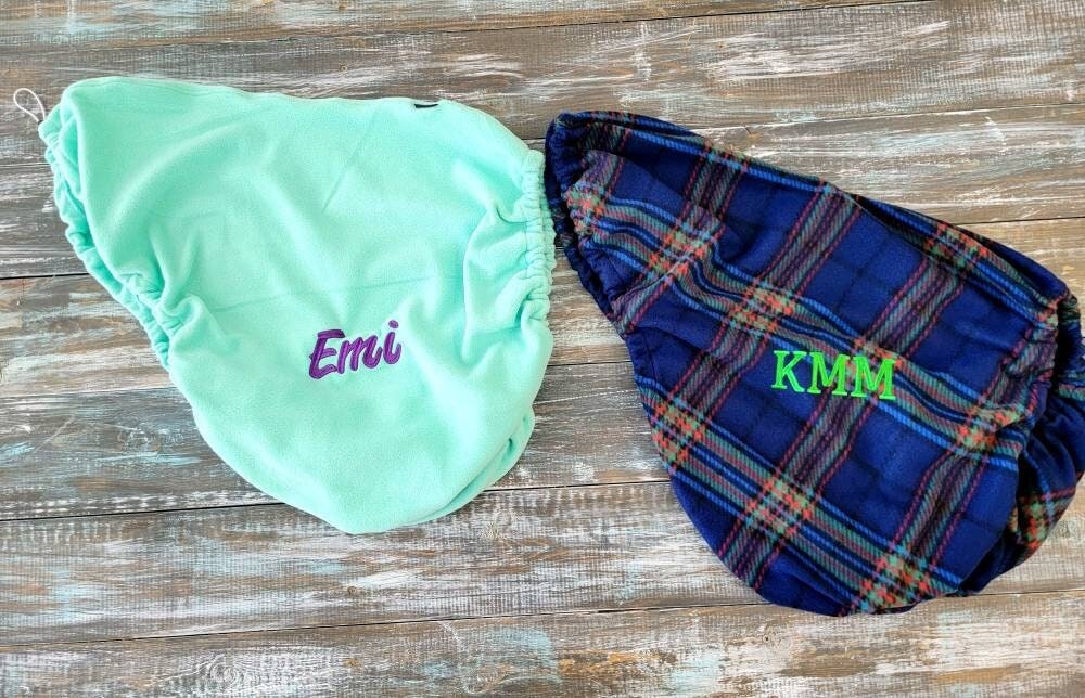 Equestrian Elegance: Personalized Saddle and Stirrup Covers (Dressage and English Styles)