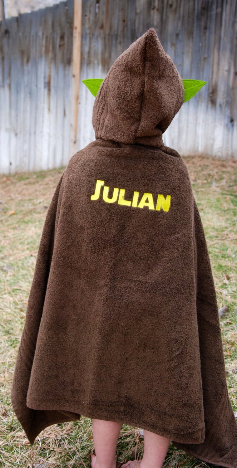 Galactic Jedi Vibes: Inspired Hooded Towel for Ultimate Adventures