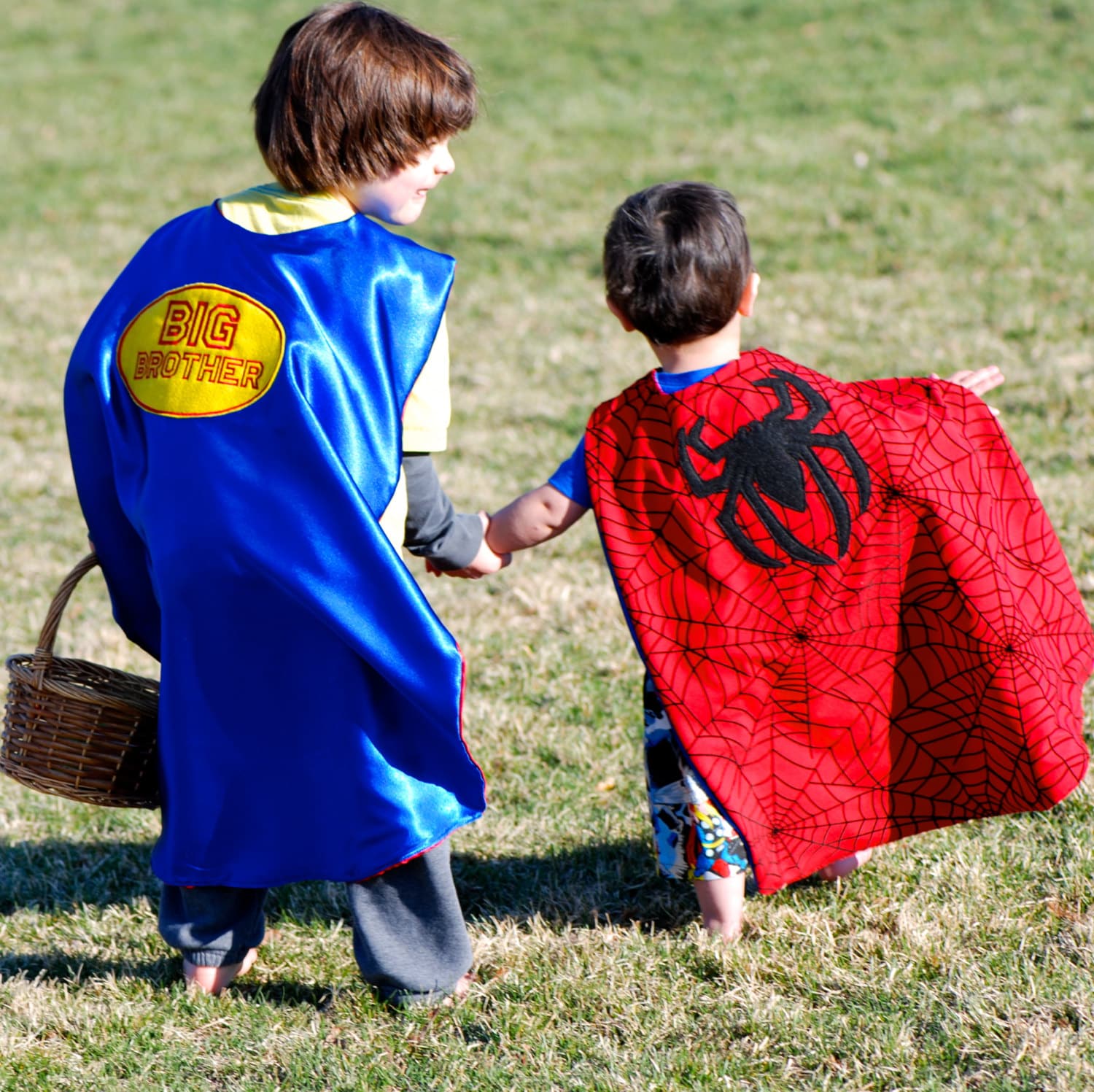 Big Brother cape/ Super Brother Cape/ Reversible cape/ Super Hero Cape