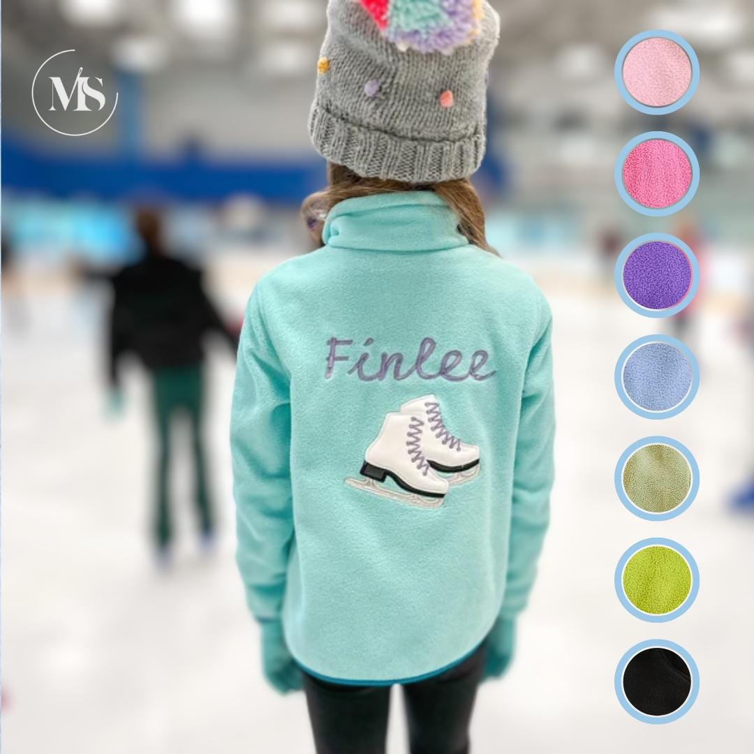 Personalized Girls' Ice Skating Jacket