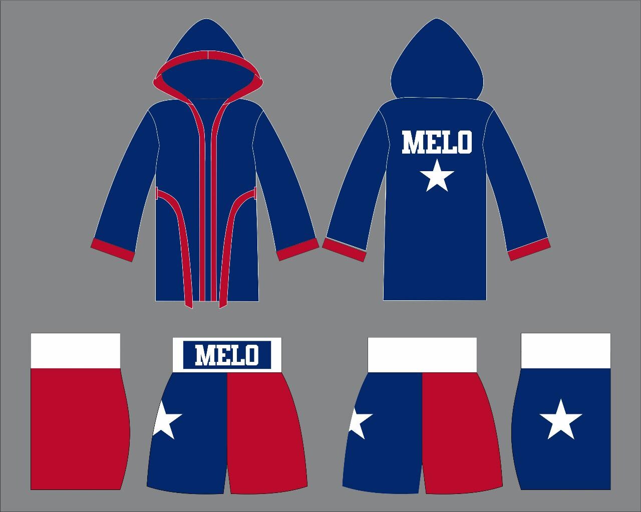 Texas Boxing Robe and Shorts