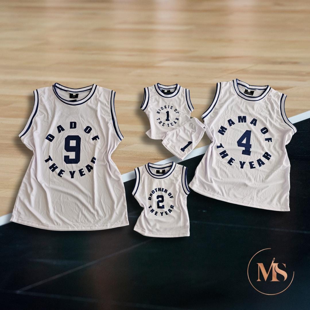 Rookie of the Year: Personalized Family Basketball Set