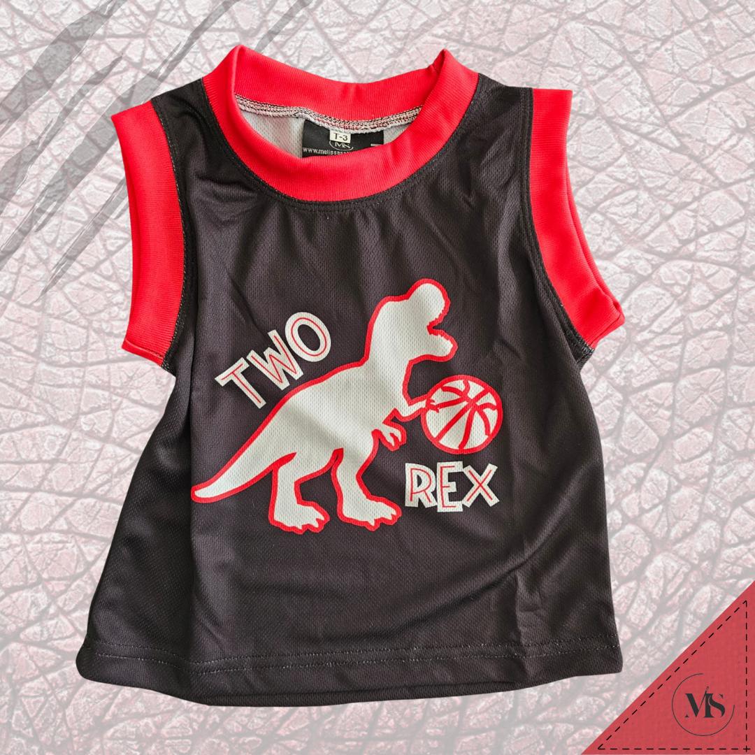 Two-Rex Custom Basketball Jersey or Complete Set – Personalized Just for Your Little MVP