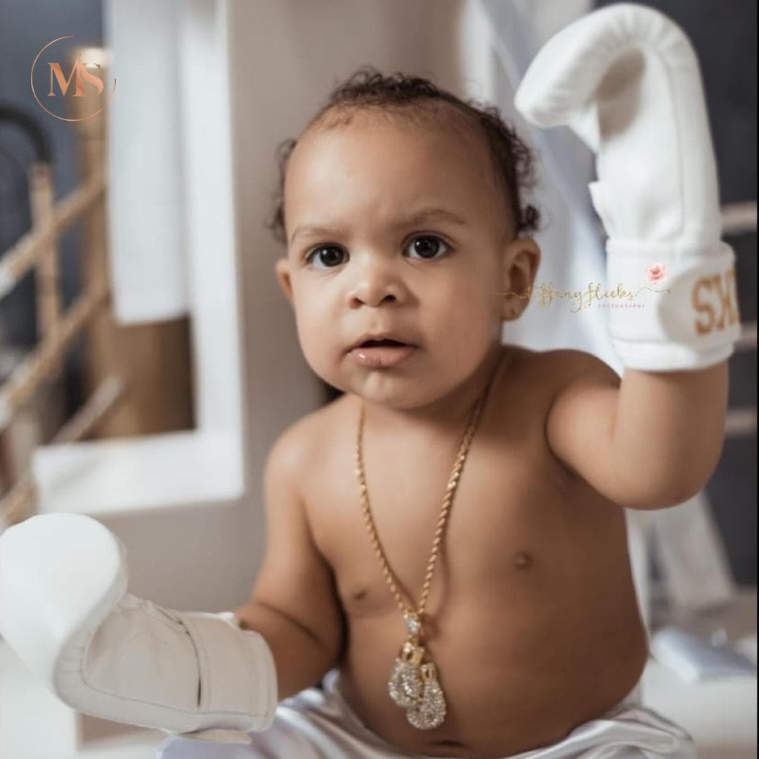 First Birthday Gift – Custom Toddler Boxing Gloves | Personalized 1st Birthday Keepsake
