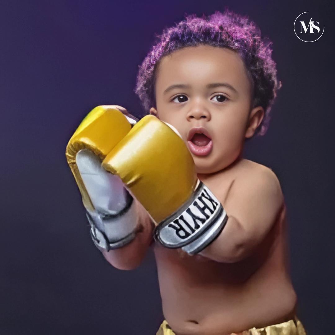 Custom Embroidered Baby Boxing Gloves – Wearable & Personalized
