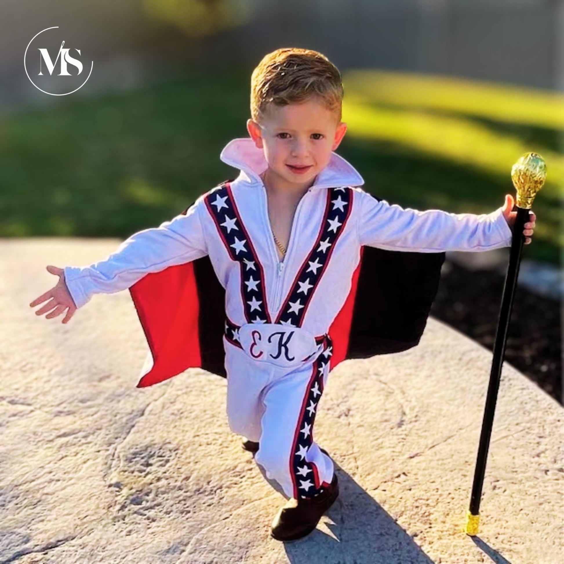 Evel Knievel Costume Kids – Daredevil Jumpsuit with Cape – Toddler Motorcycle Rider Outfit – Custom Pilot Race Suit