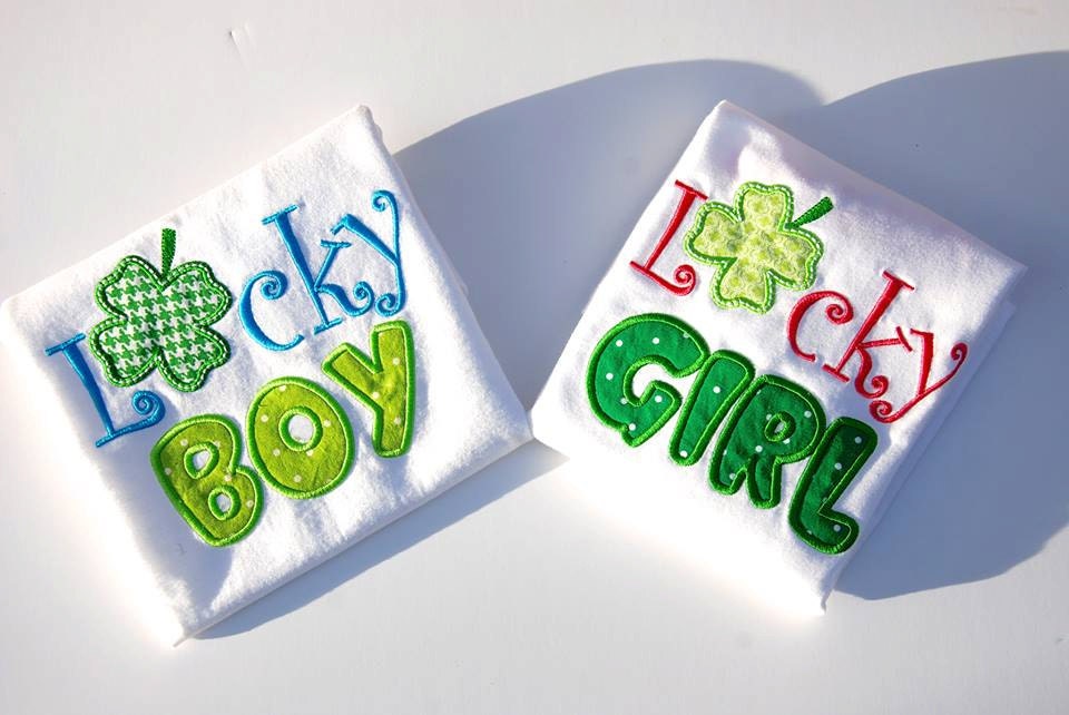 St. Patrick's Day Magic: Lucky Girl, Lucky Boy Tees